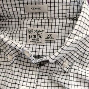 J. Crew Men's Checkered Button Down Shirt XS